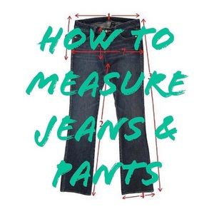 How I measure pants/jeans!